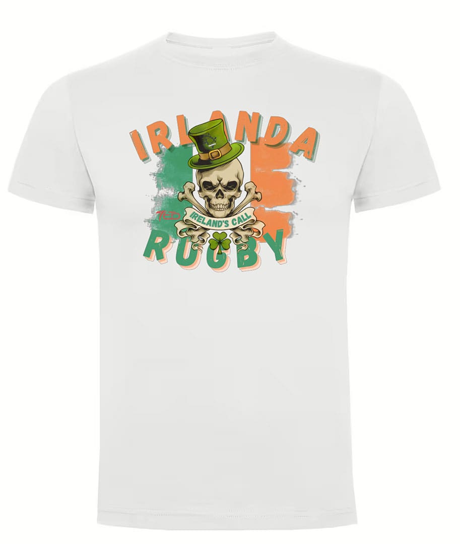 Camiseta Irlanda rugby blanca
