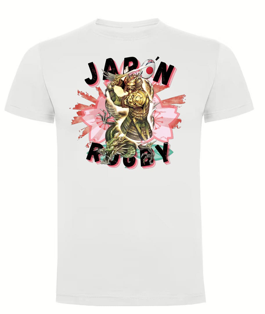Camiseta Japón Rugby blanca