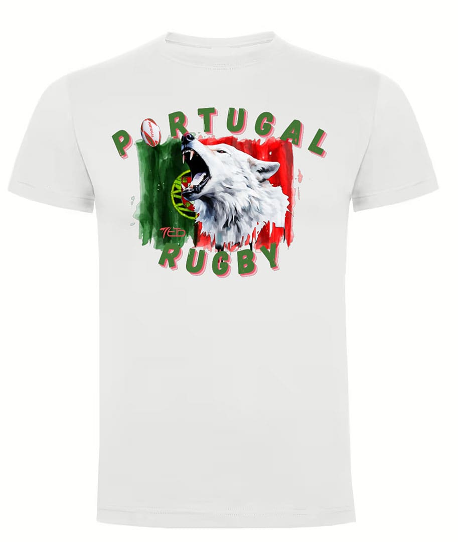 Camiseta Portugal Rugby blanca