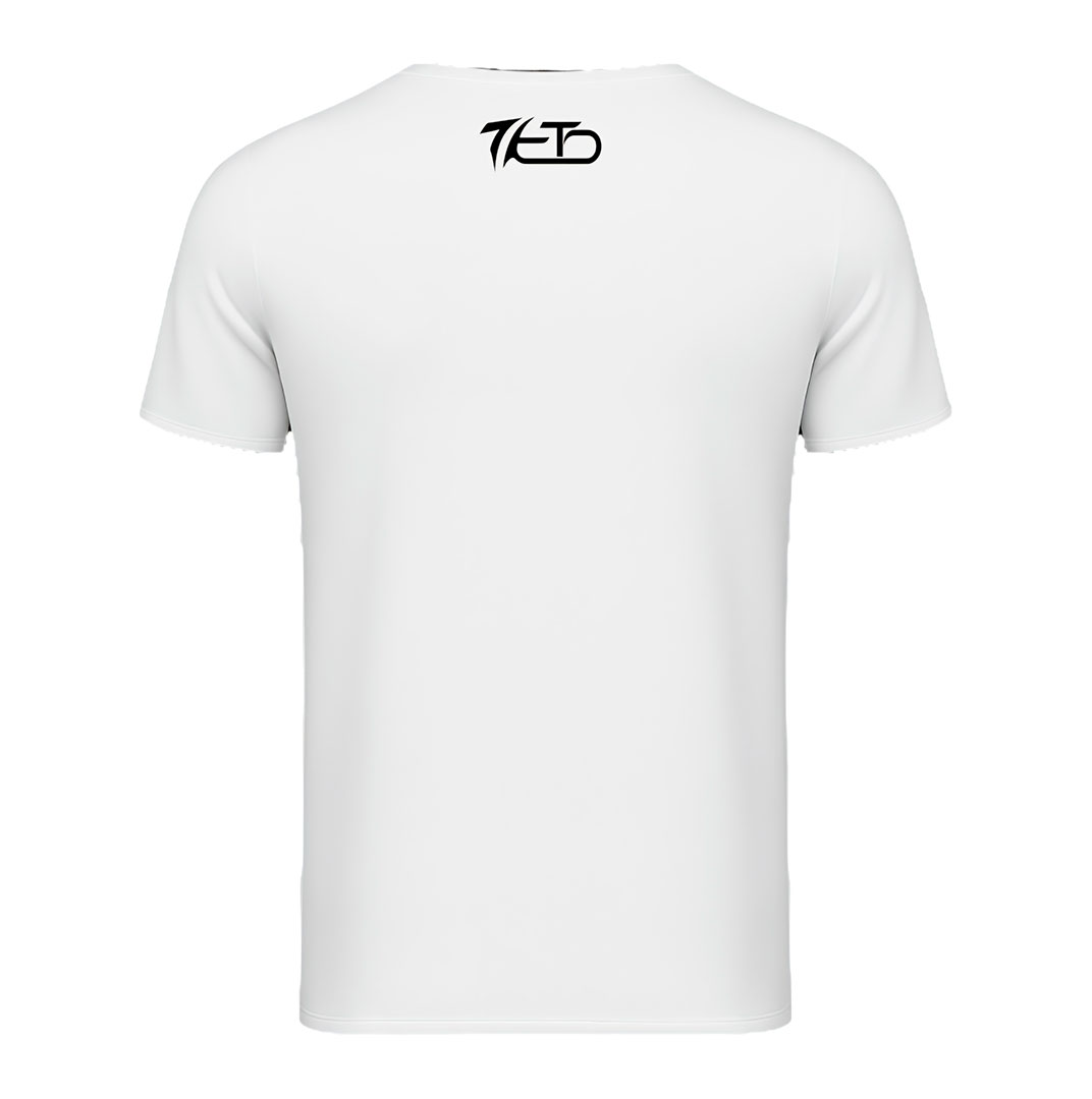 Camiseta blanca de algodón